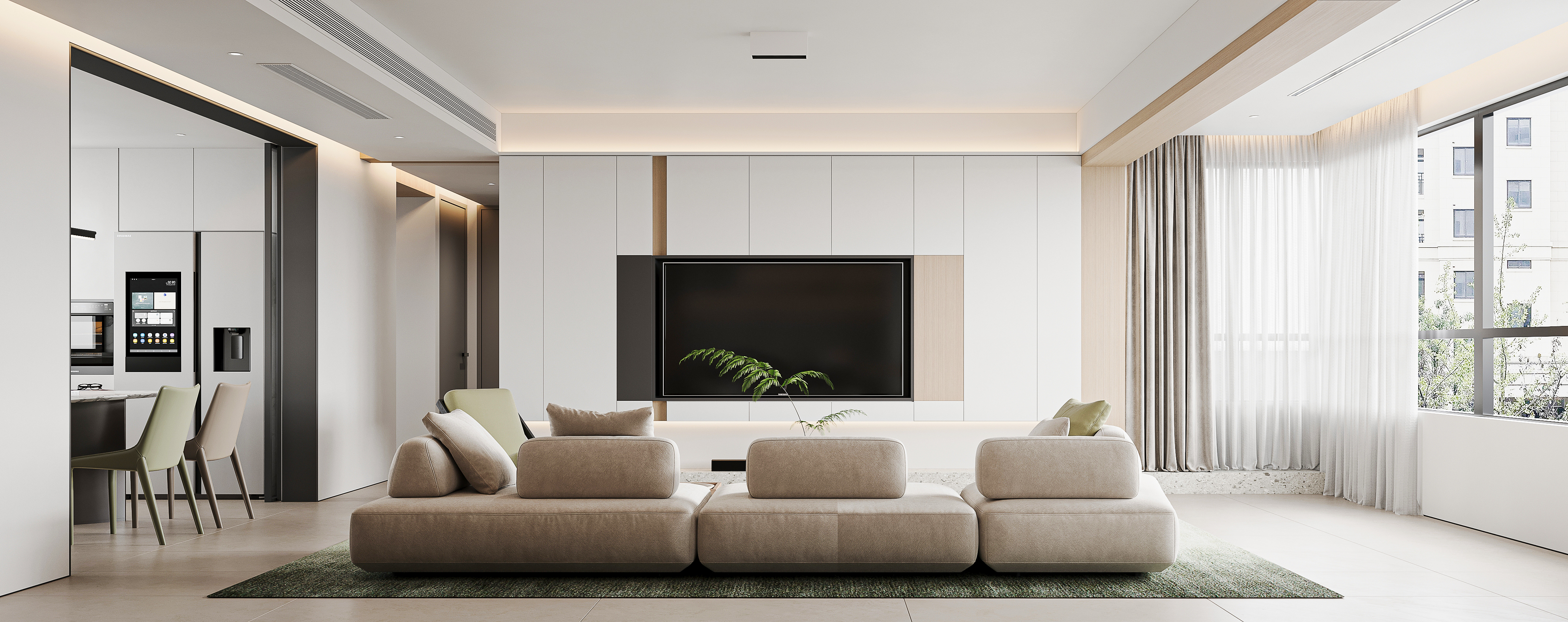 现代平层效果展示-2