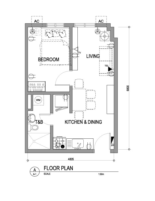 简易公寓装修-17