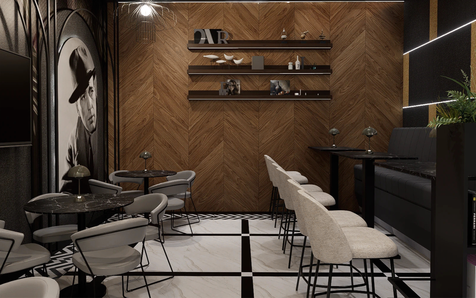 Bogart Café Bar工业风格咖啡馆室内设计丨克罗地亚丨M1st Design,室内设计师Matej Kušević-15