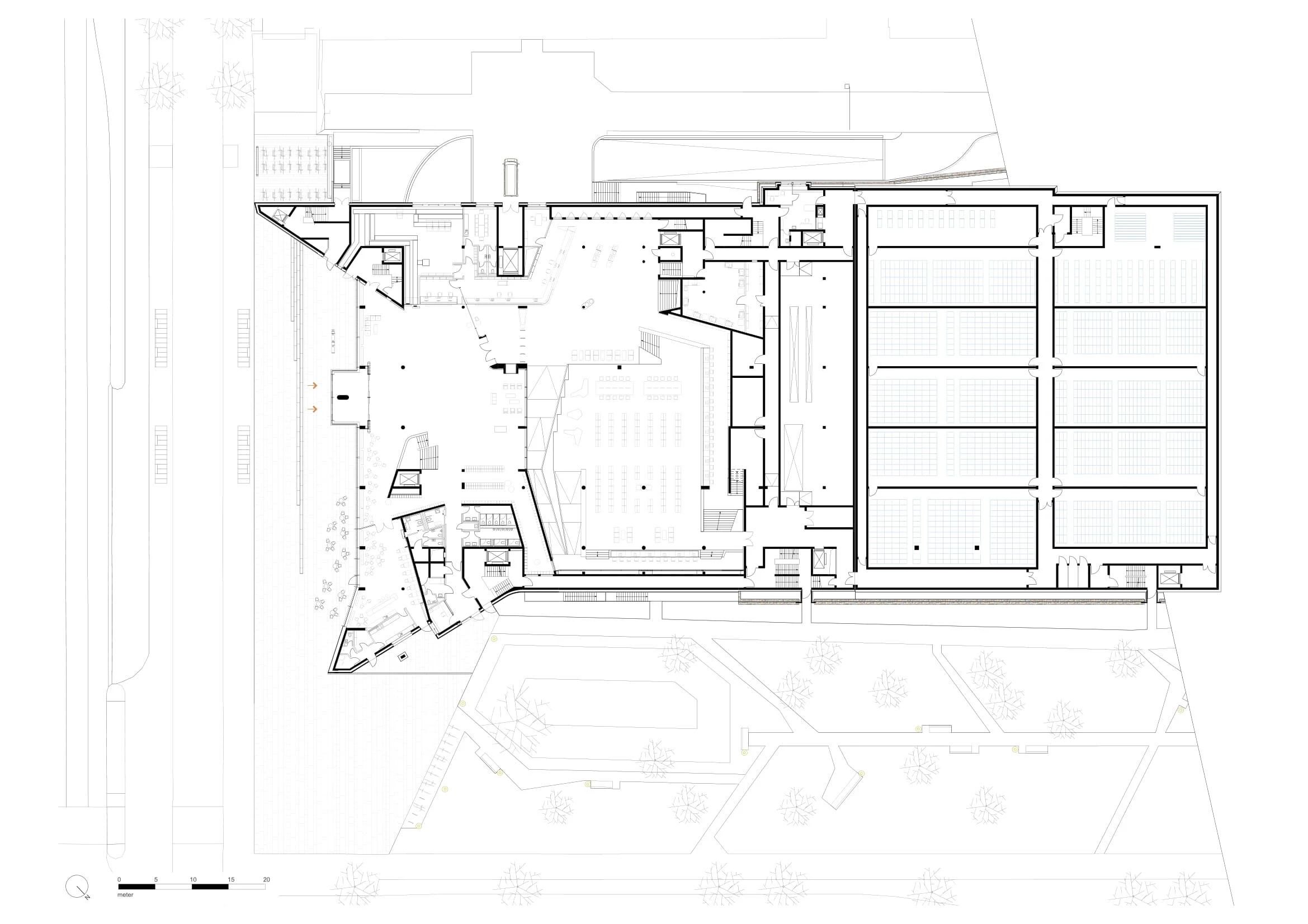 卢森堡国家图书馆丨Bolles + Wilson-43