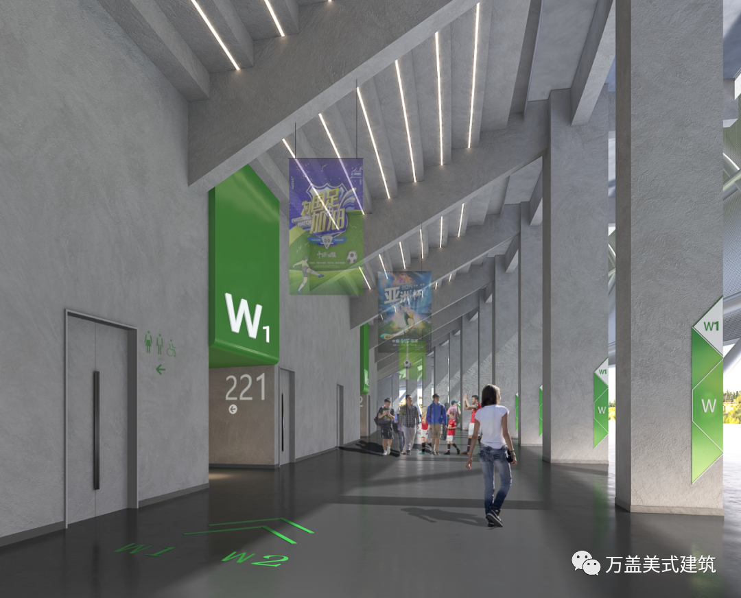 石河子体育中心丨中国石河子丨四川省万盖美式建筑股份有限公司-22