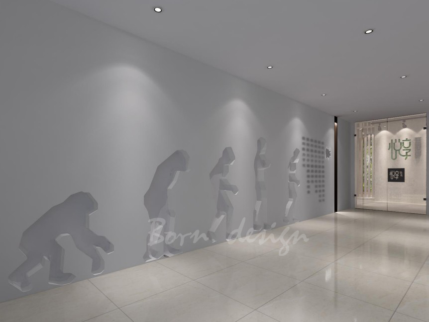 河南电子商务办公室的现代工业风设计-2