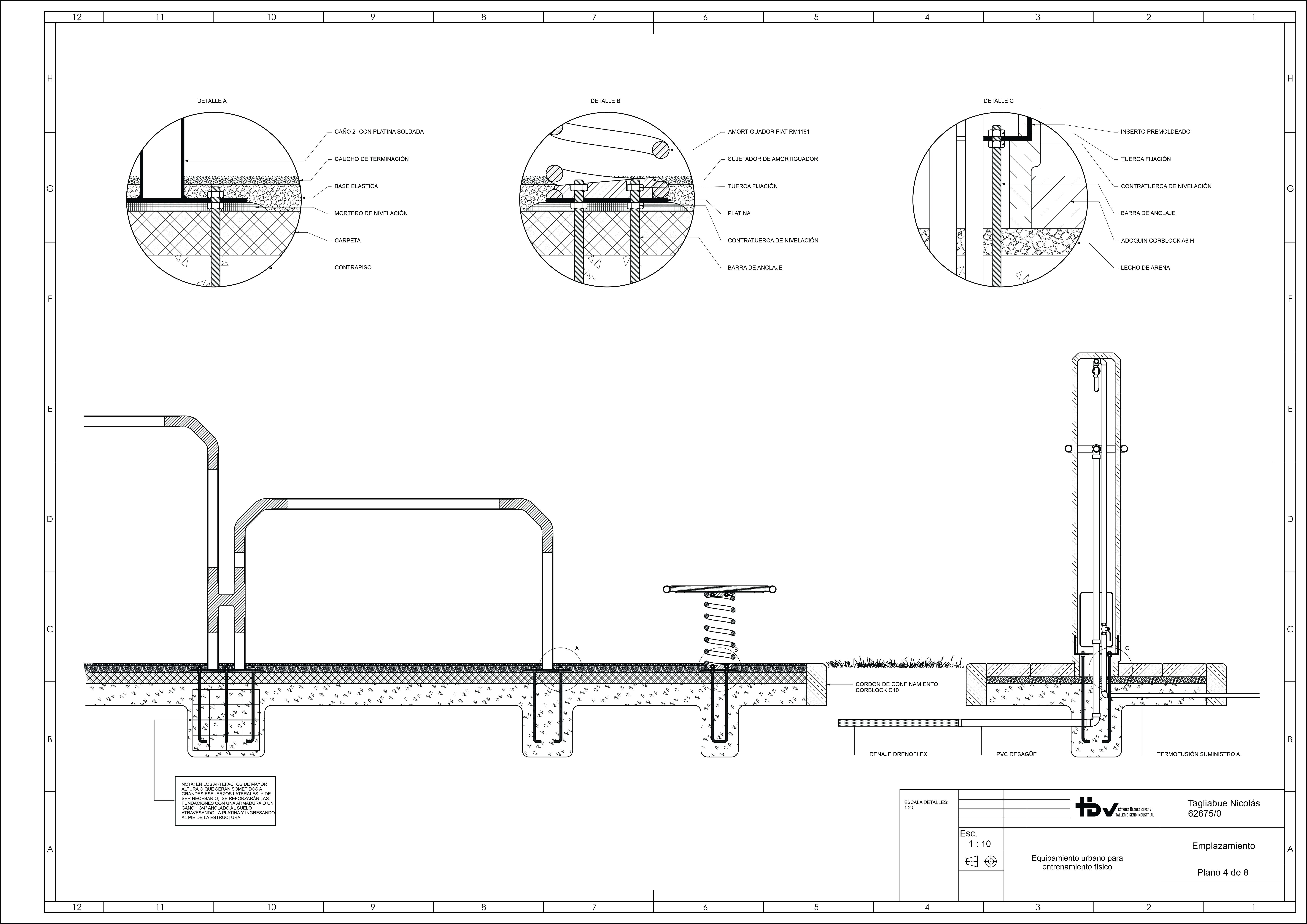 Equipamiento urbano para entrenamiento fisico-9