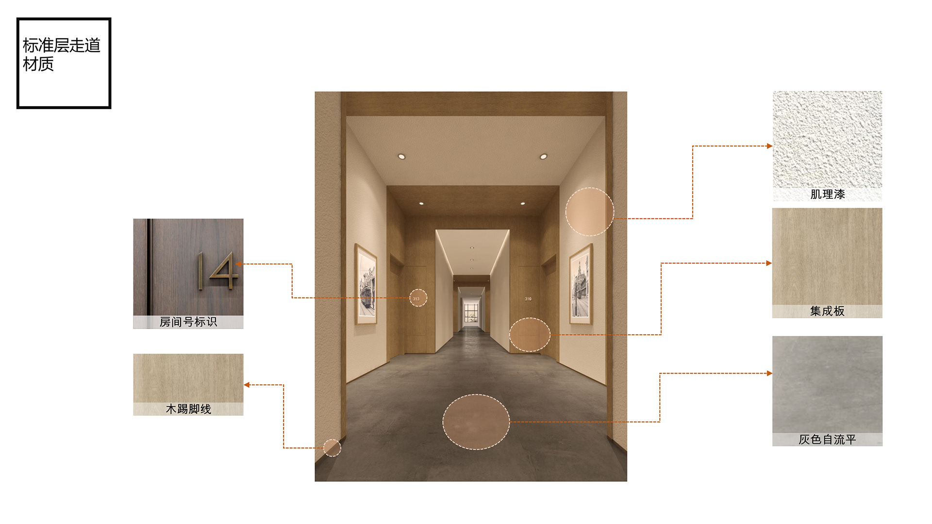 宝山长租公寓北入户大厅,电梯厅及走廊设计丨中国上海-22