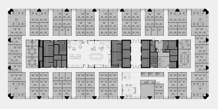 芝加哥 Eastlake Studio 现代原木办公空间-17