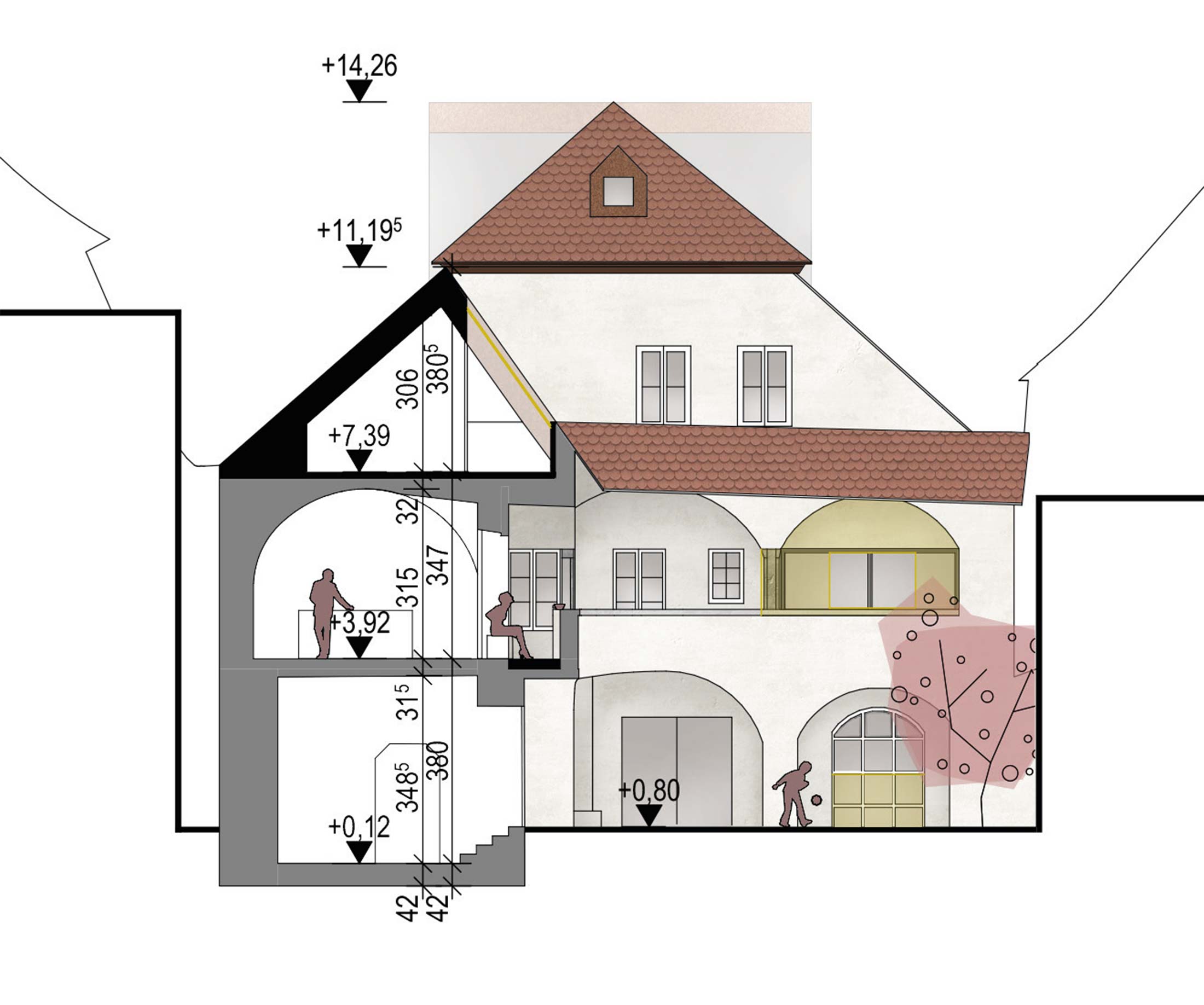 耶布斯河畔魏德霍芬克罗普夫豪斯丨Hertl Architekten-19