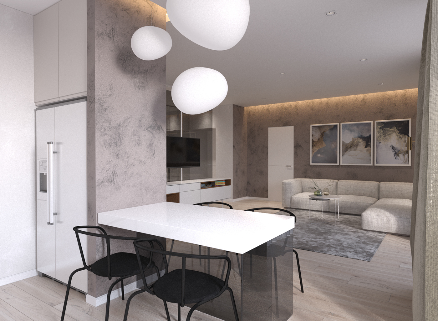 1 bedroom apartment interior design-2