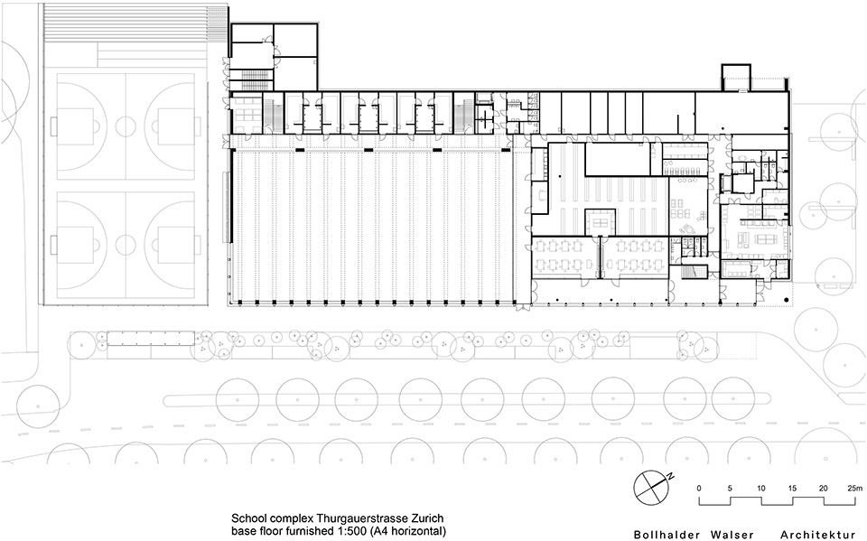 新图尔高街学校综合体丨瑞士苏黎世丨Bollhalder Walser Architektur-54