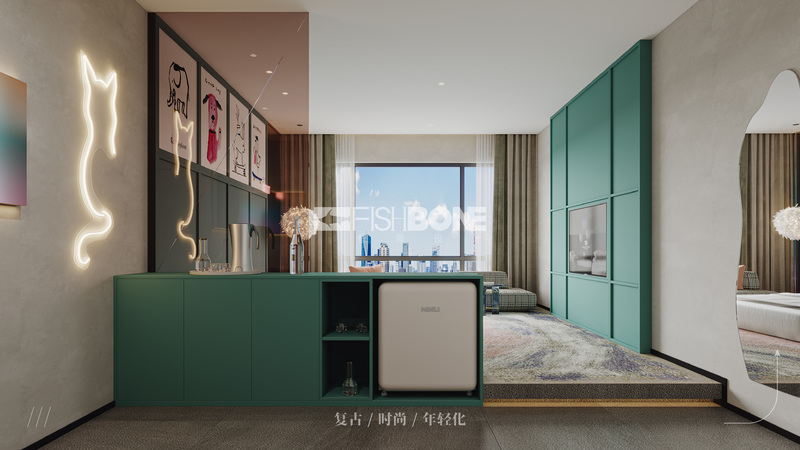 鱼骨设计·堤亚墨城市酒店丨昆明鱼骨视野室内装饰设计咨询有限公司-19