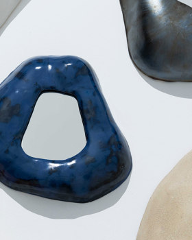 “DOVKOLA”陶瓷框镜子和桌子系列丨乌克兰