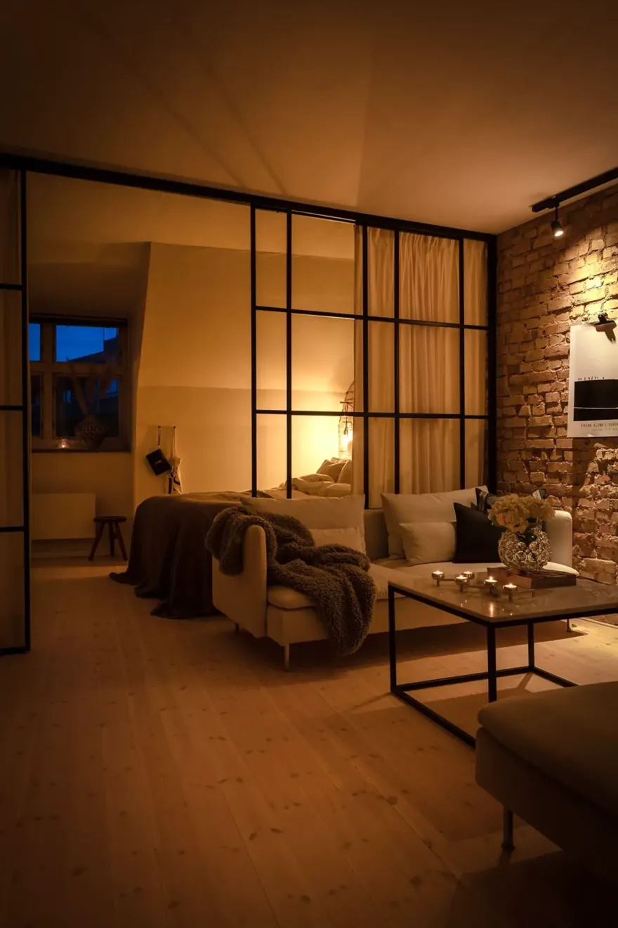 瑞典 54m2 复古一居室公寓设计-23