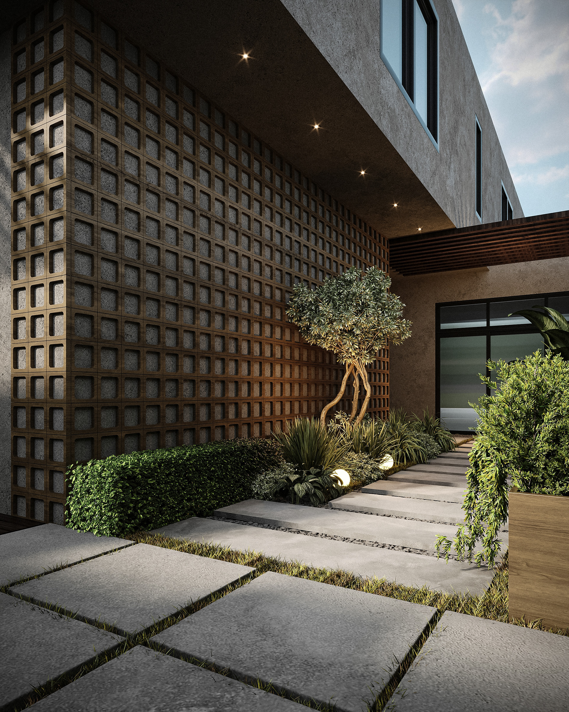 都市禅意庭院丨沙特阿拉伯-11