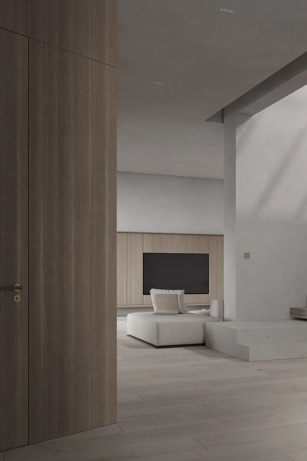 盐系简约,静美!灰白木色打造宁静家居空间丨星艺装饰广州总部-6