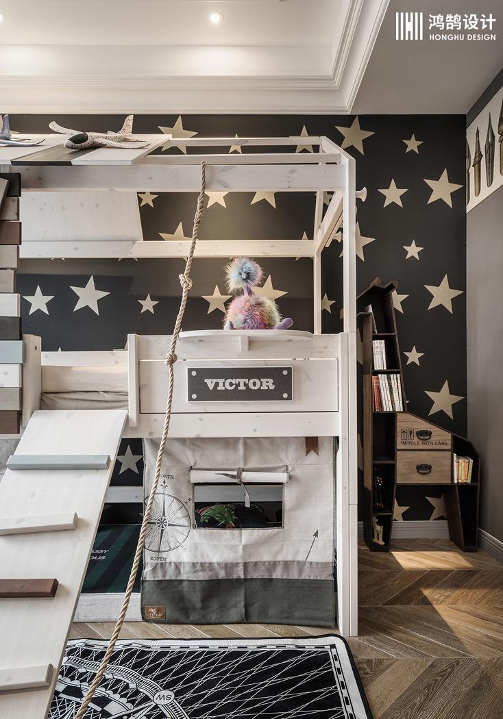 175㎡法式优雅家居,打造颜值收纳儿童房-27