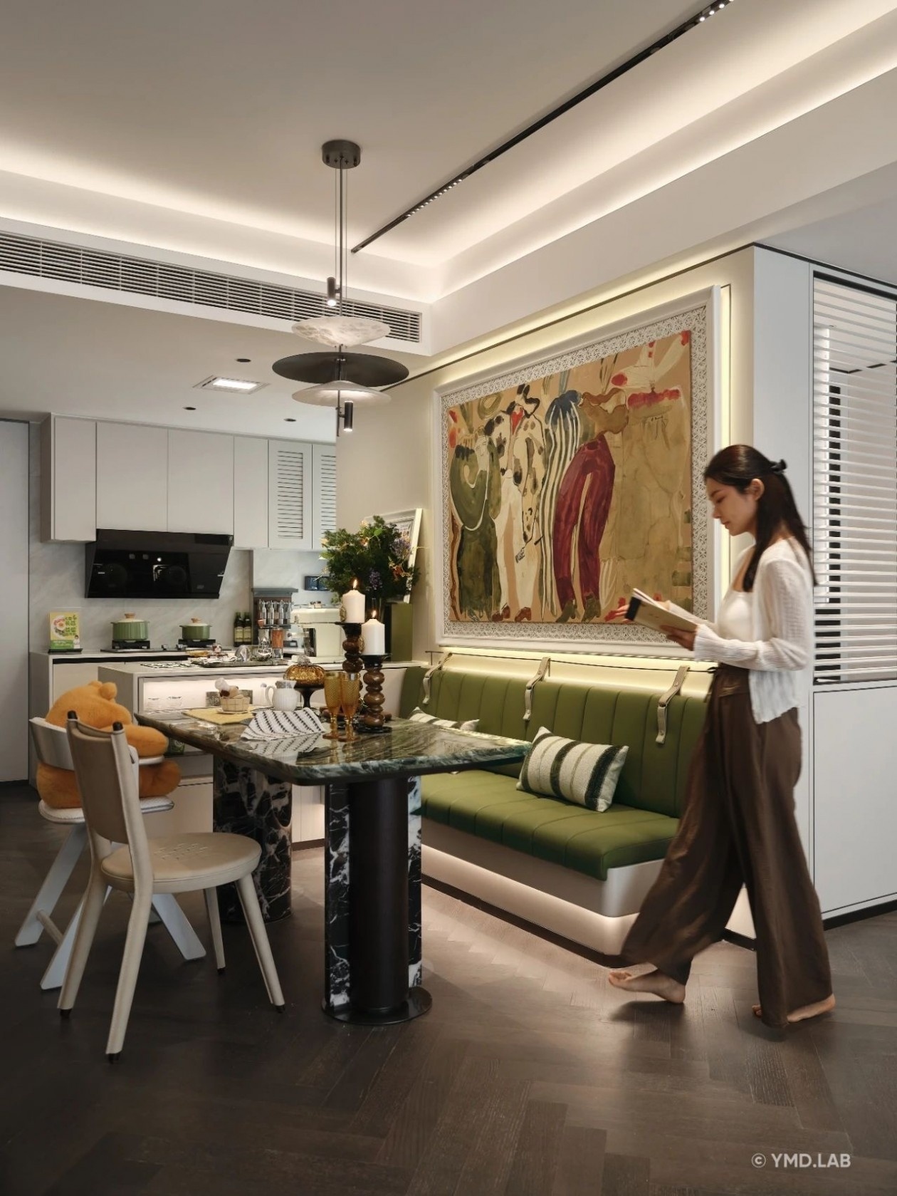 东莞华润旗峰润府92㎡《这房子会光合作用》| 上海岳蒙设计-12