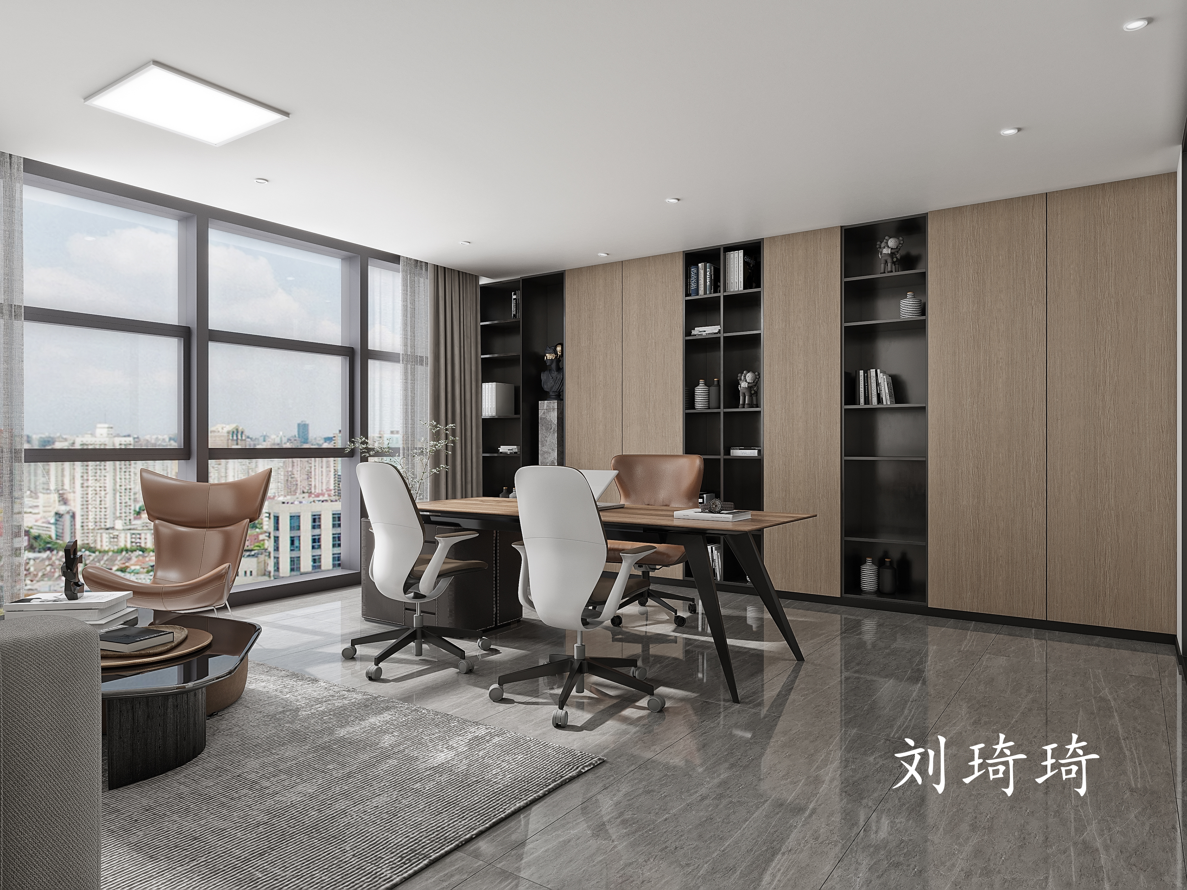 工装 ||  办公室  || 成熟稳重现代风-2