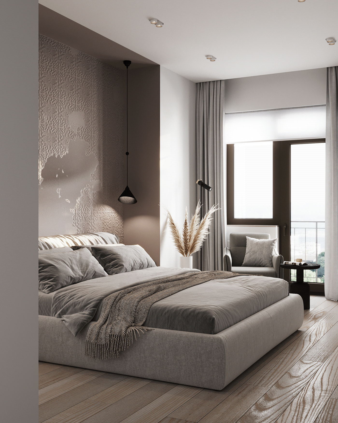 乌克兰85㎡简约风公寓设计-20