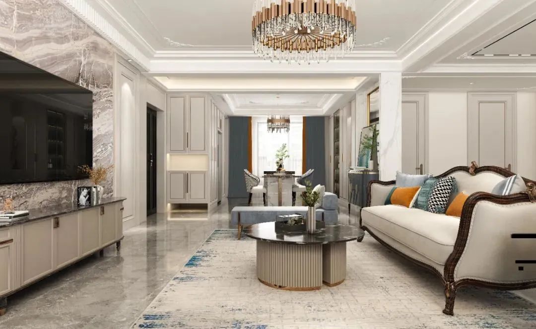 法式轻奢风家居空间设计丨中国包头丨众诚装饰-13