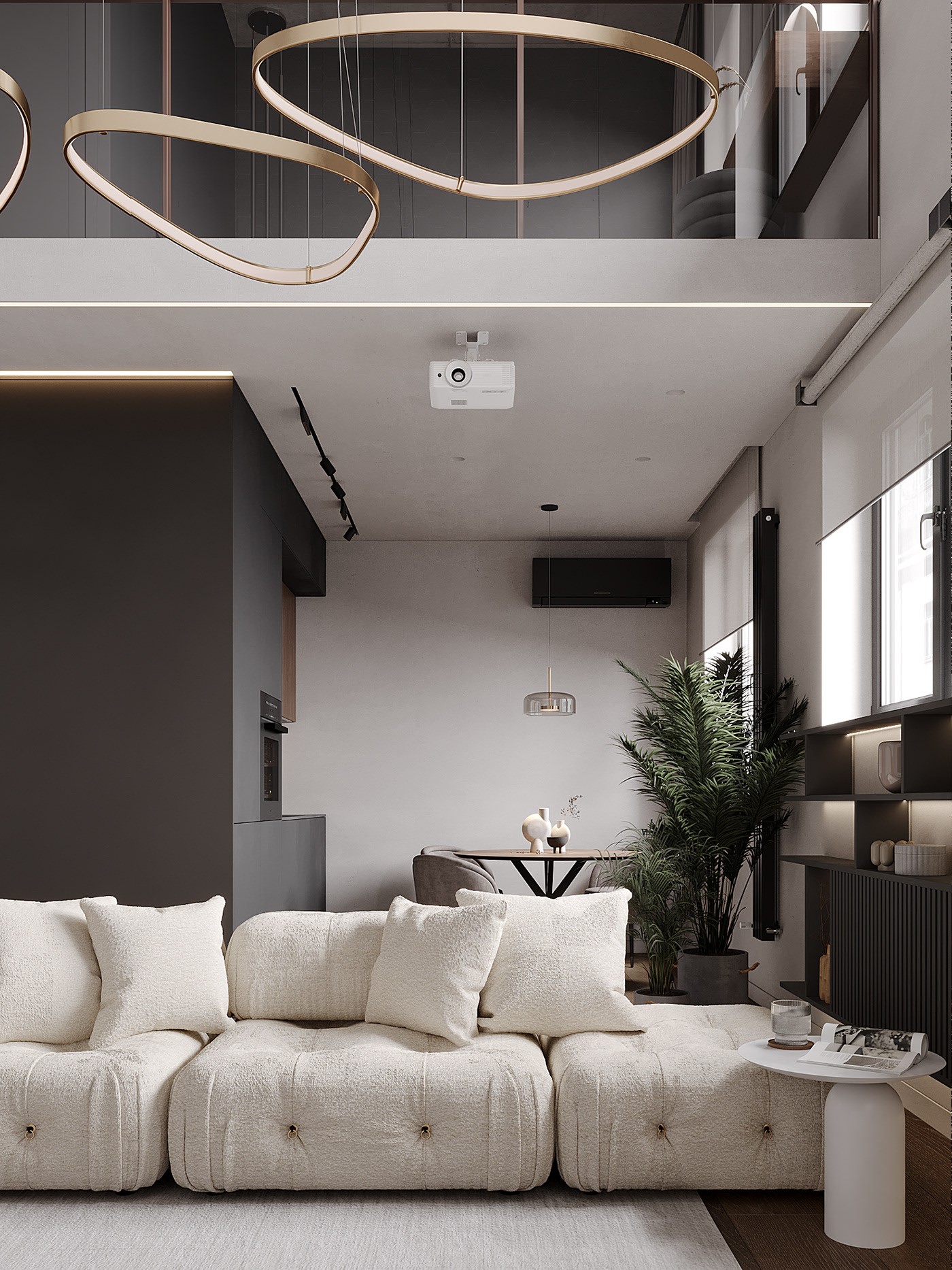 48㎡复式小空间公寓设计-4