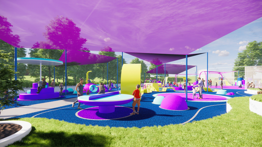 Waller Park(沃勒公园)包容性游乐空间-19