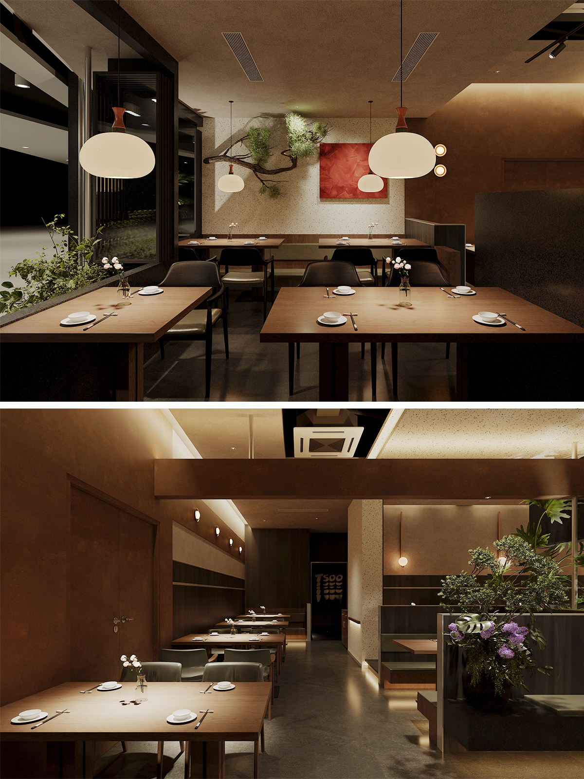 “西韩”餐厅丨TSOO,主案设计为Mr曹-11