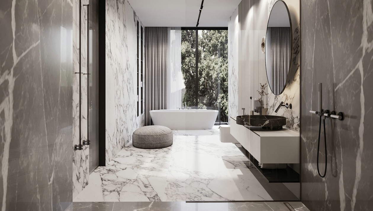 胡桃木与大理石 每一处的设计都是亮点-16