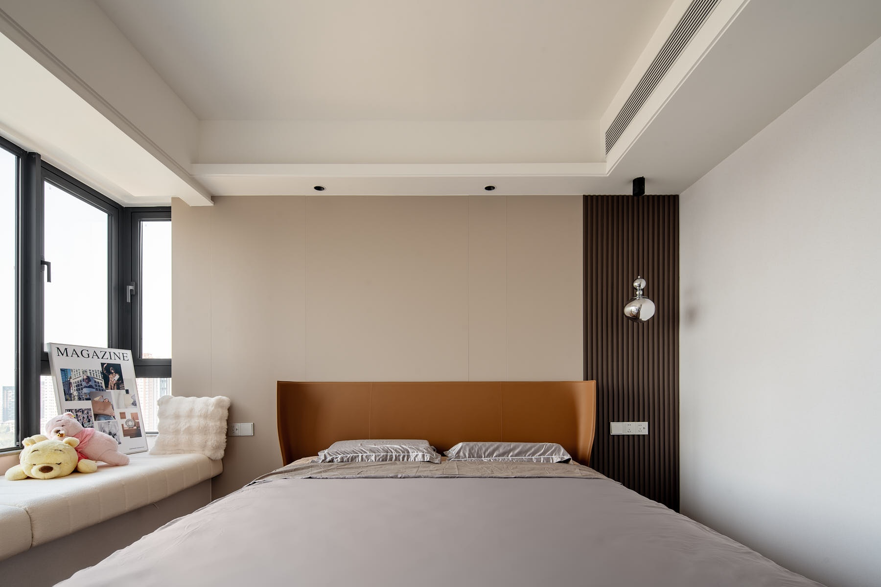 120㎡客餐阳一体化通透动线,藏在极简背后的生活讲究-68