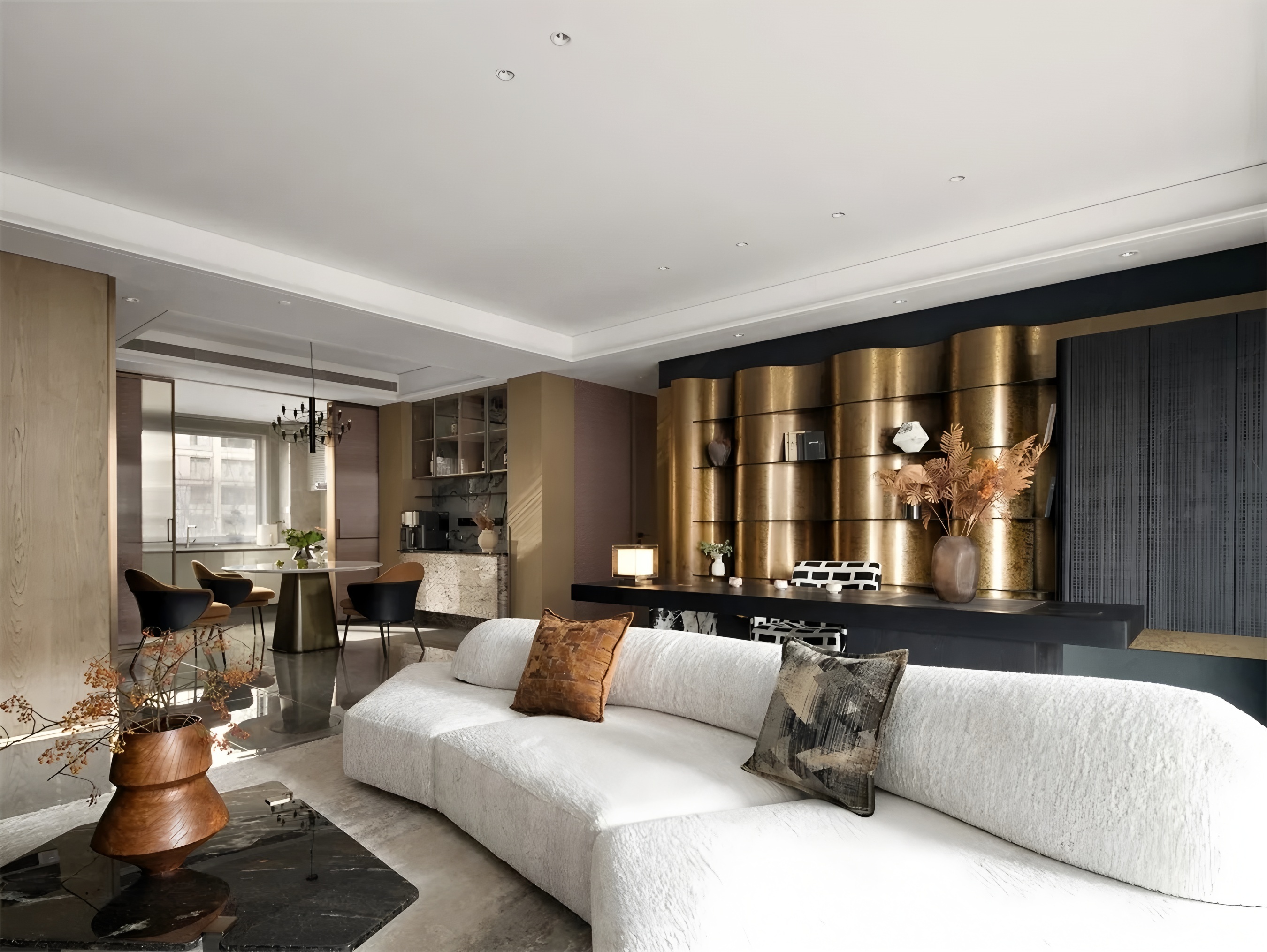 西安金茂府私宅200㎡旧肌理,新生长丨中国西安丨壹宅理想空间-8