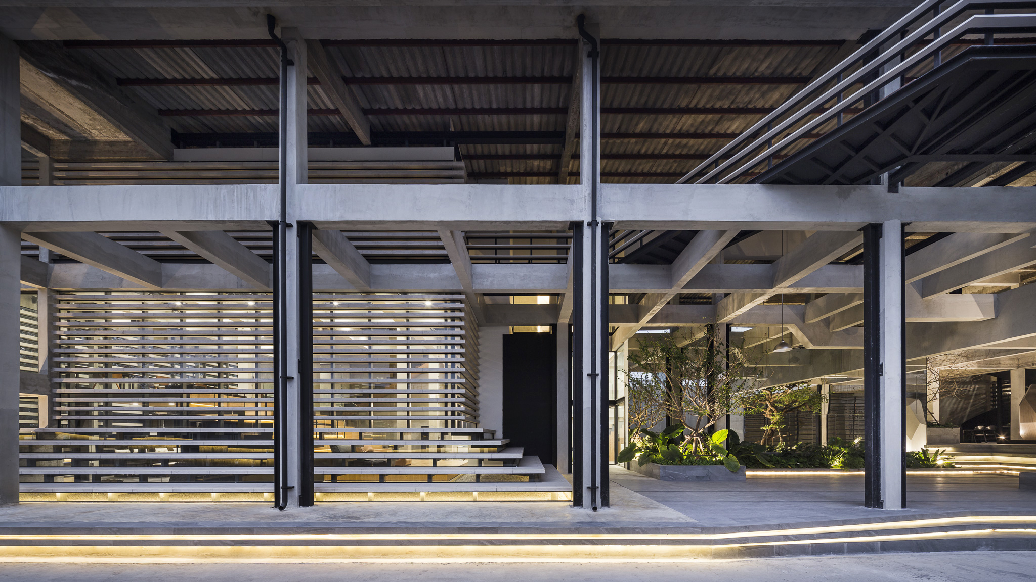 泰国废弃汽车服务中心变身高颜值设计社区-47