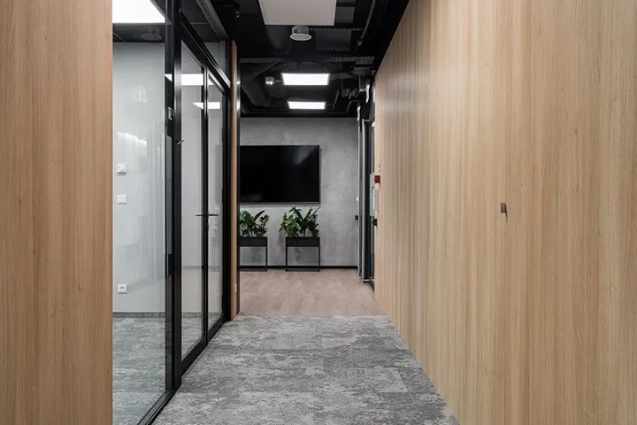 1400㎡制造公司总部办公空间,优雅精致灰的工业风设计-79