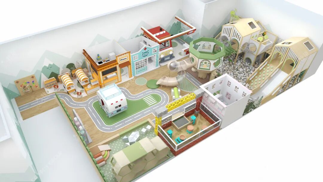 拒绝买家秀落差！100%还原加拿大Peapod乐园丨牧童室内乐园-2