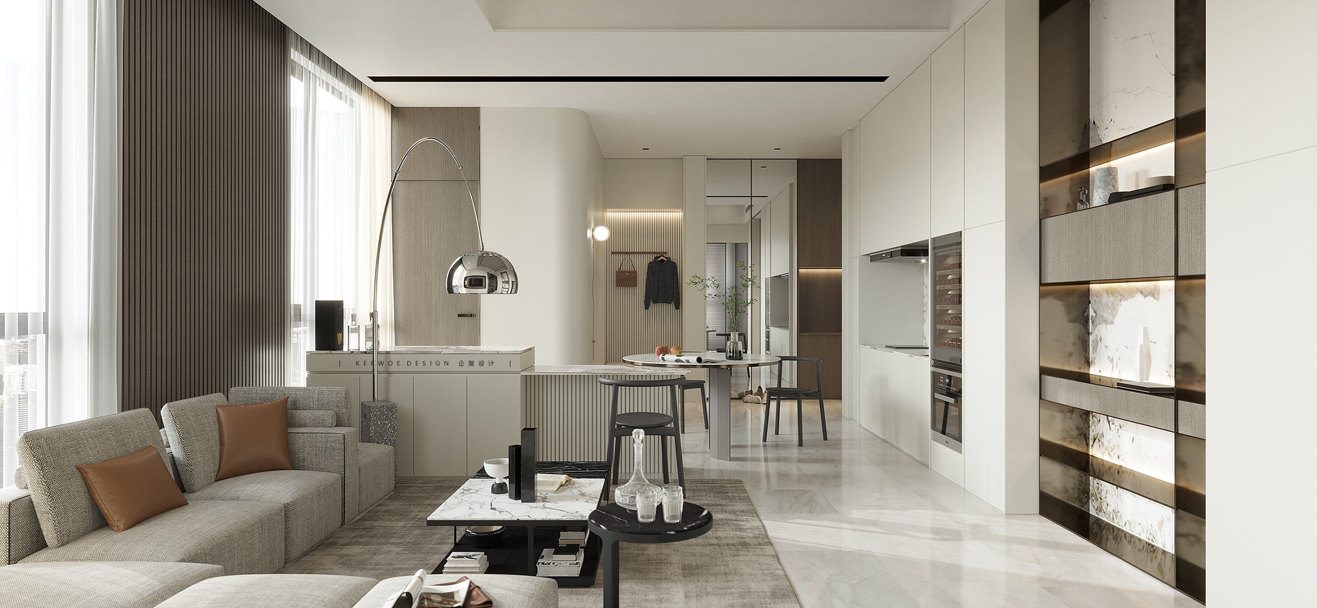 简约舒适，品质生活的平层企屋设计案例-2