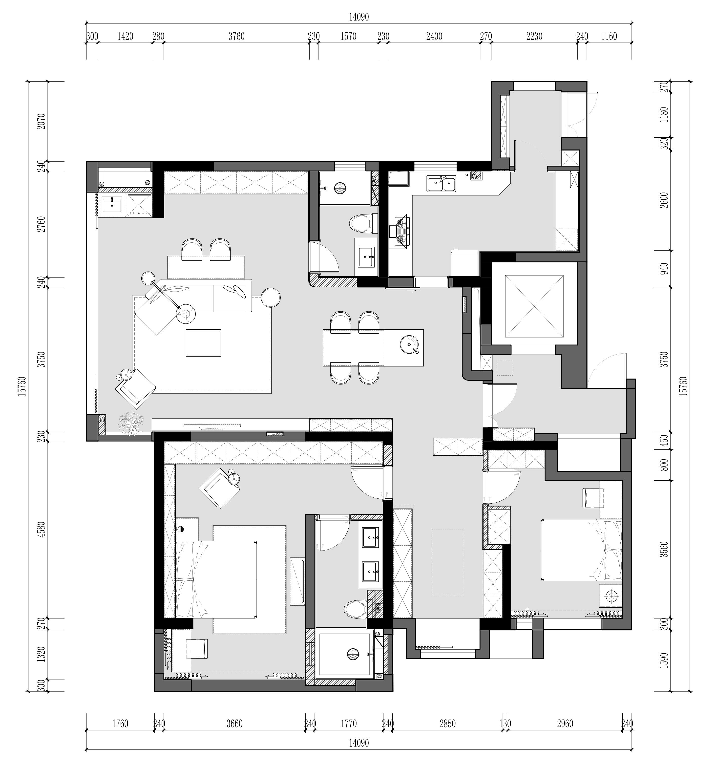 晓安设计 | 萧然一室境-25