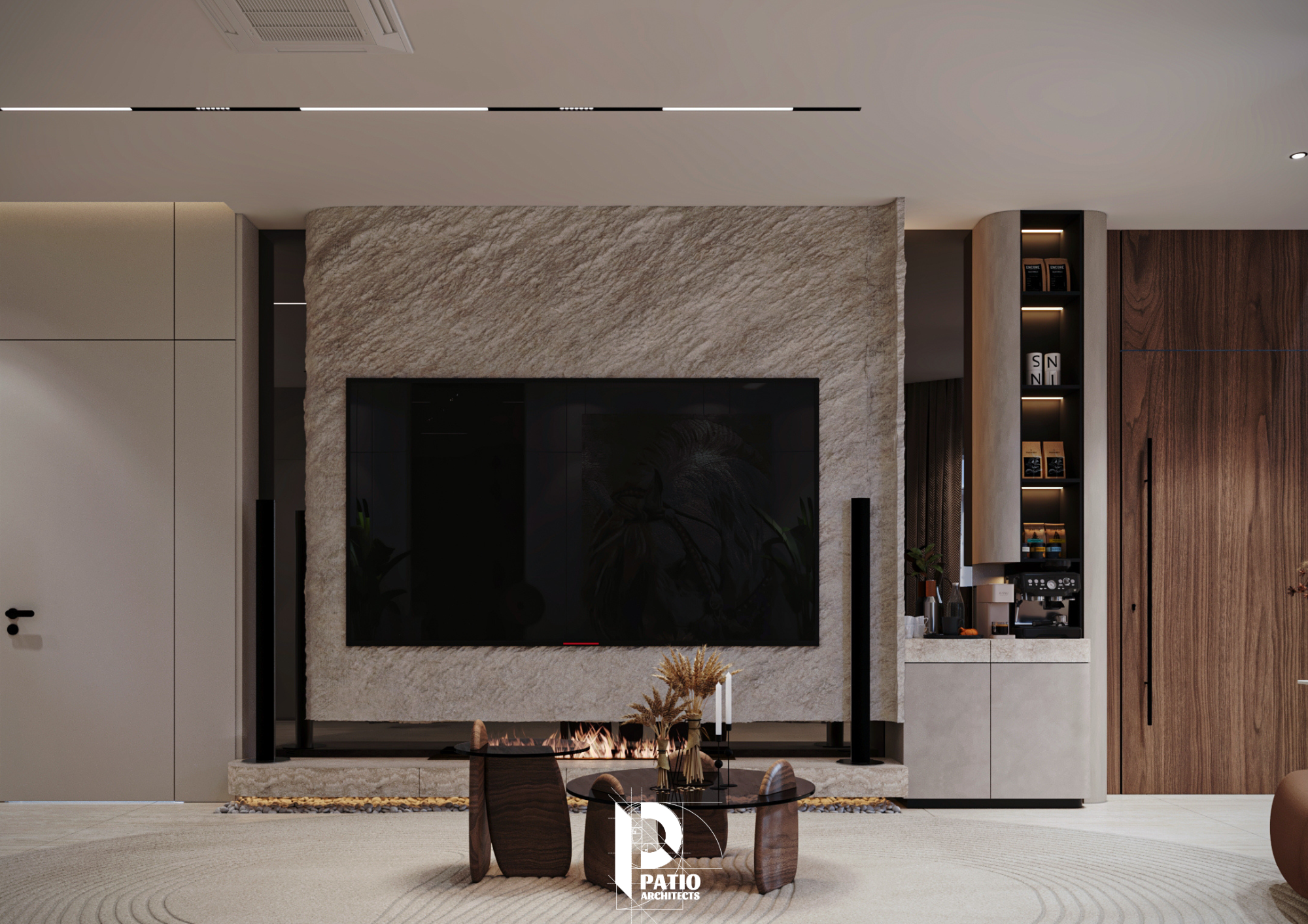 Modern Family Reception Interior Design-6