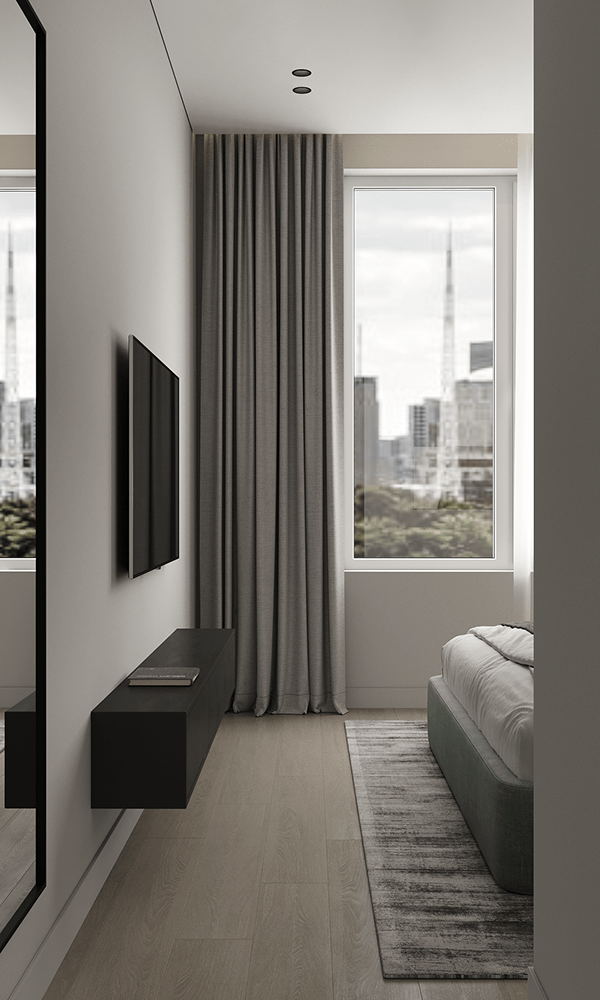 俄罗斯小空间公寓设计 小而精致的住宅-23