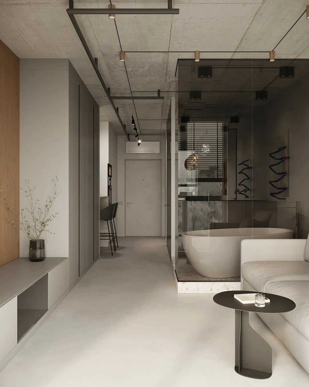 26㎡独居小宅设计丨Nastia Perchyk-8