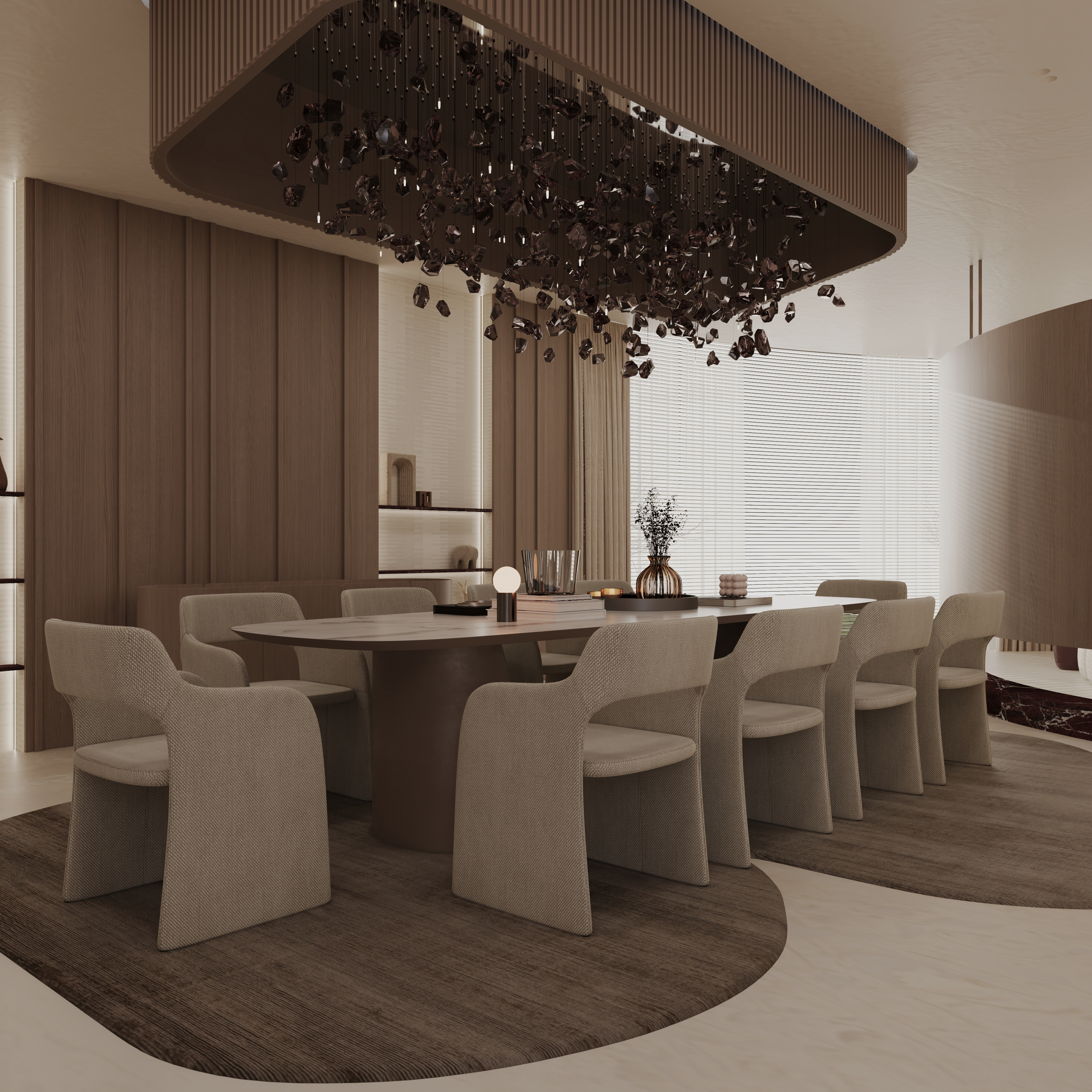 Modern Reception El Obour 3DSMAX Corona Render-12