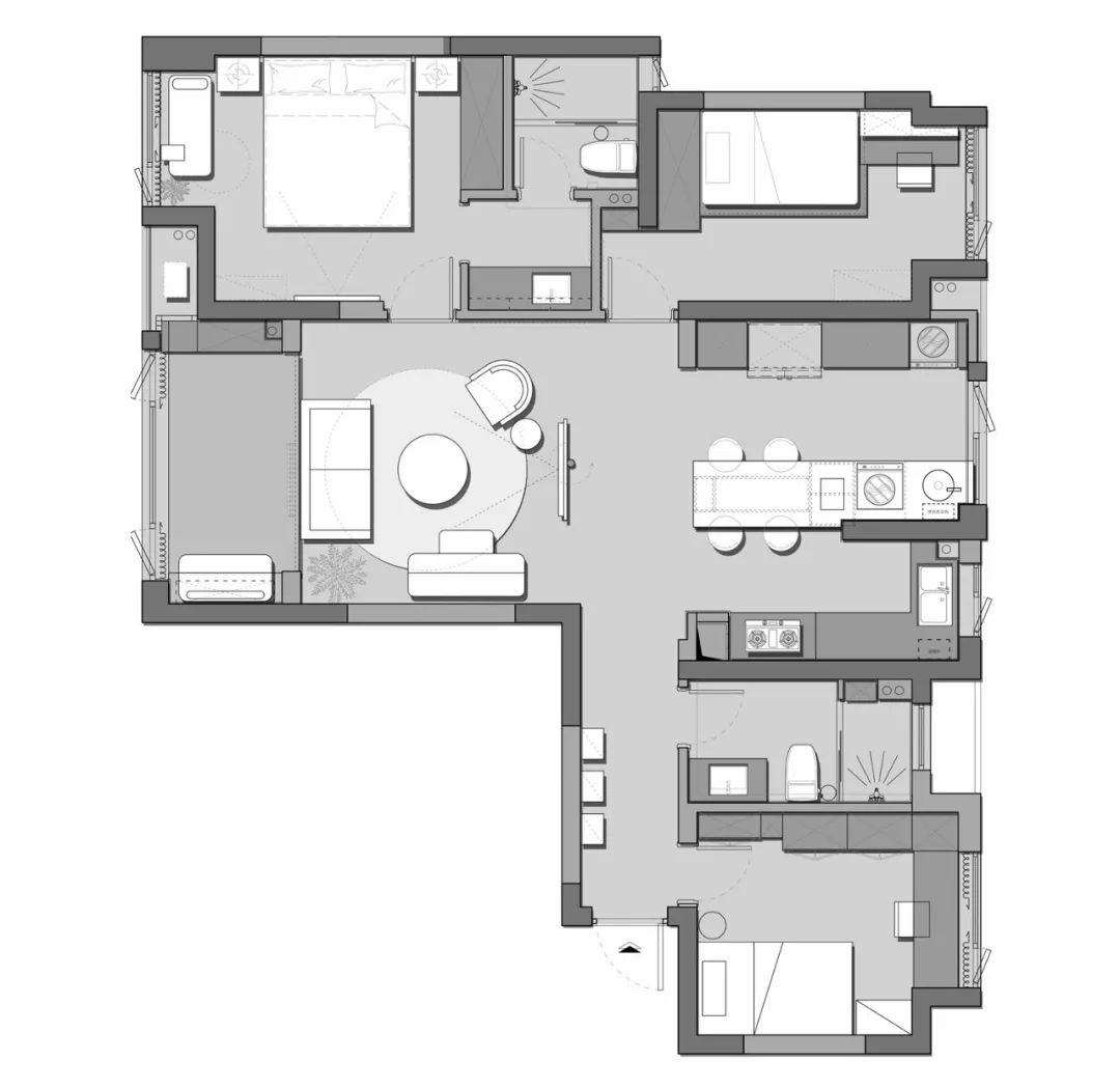 诗享家设计 | 东湖城现代家居,容纳爱与温暖-37