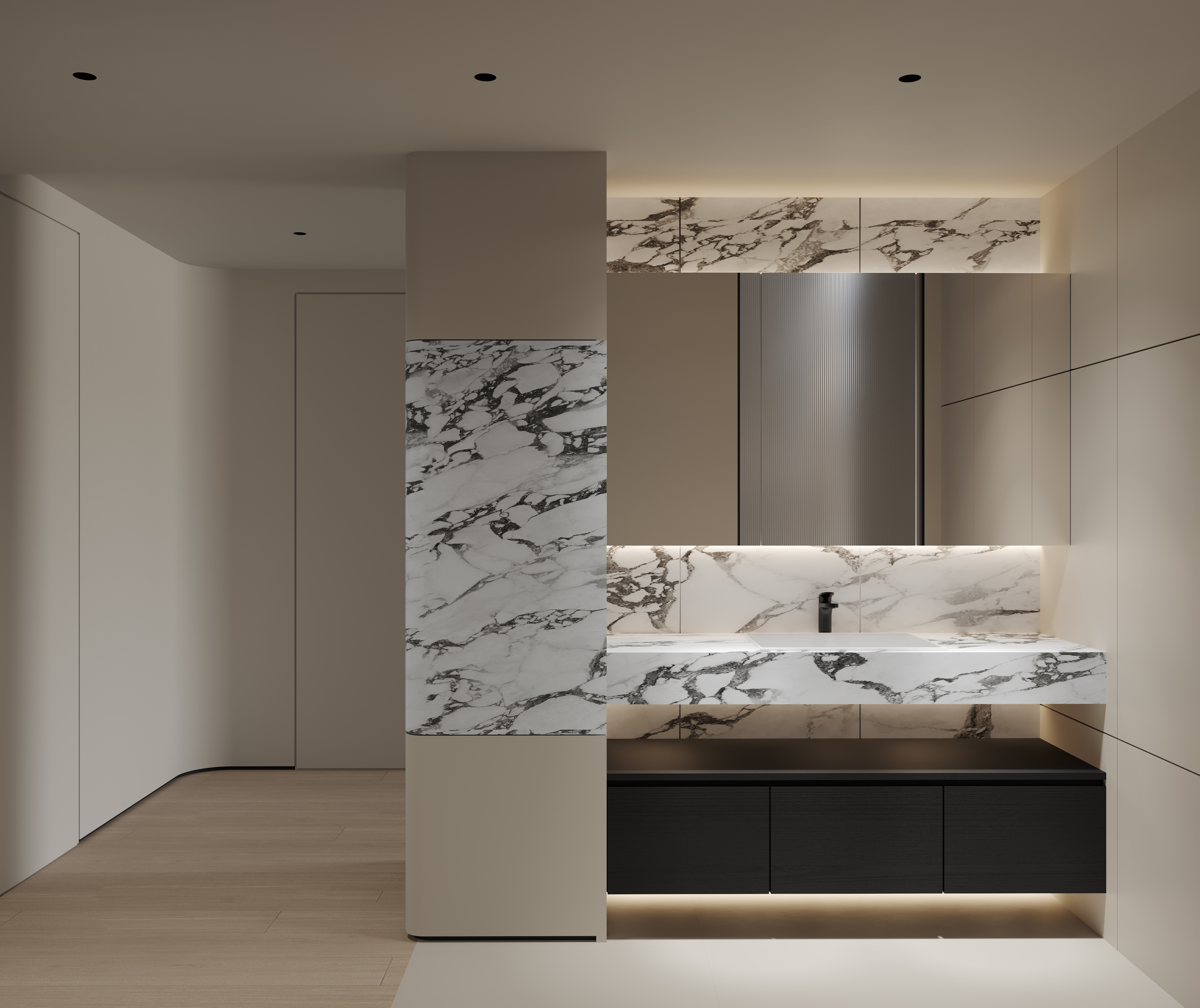 意式大平层  客餐厅-12