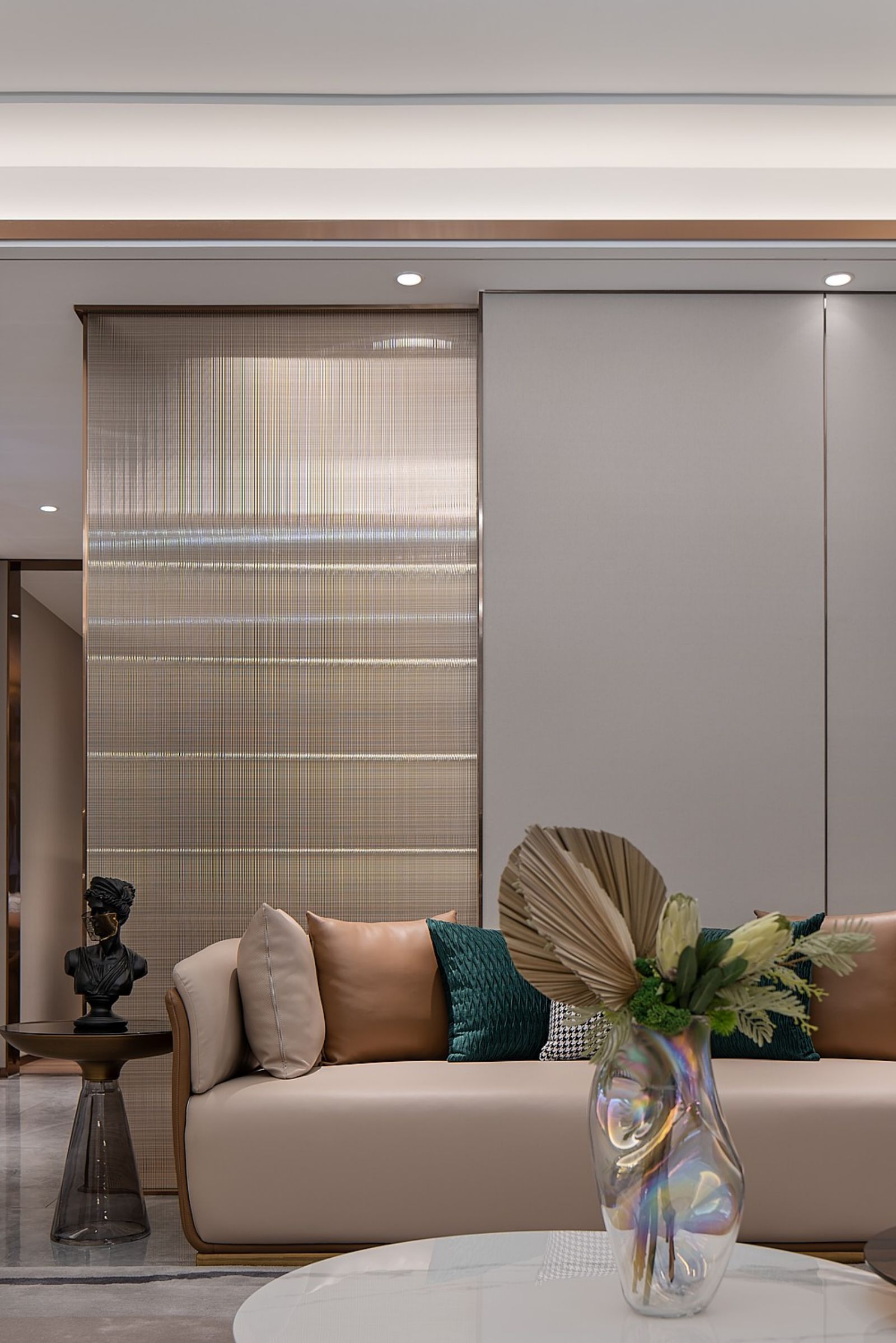 现代客餐厅,卧室,儿童房设计丨中国驻马店丨运成设计-7