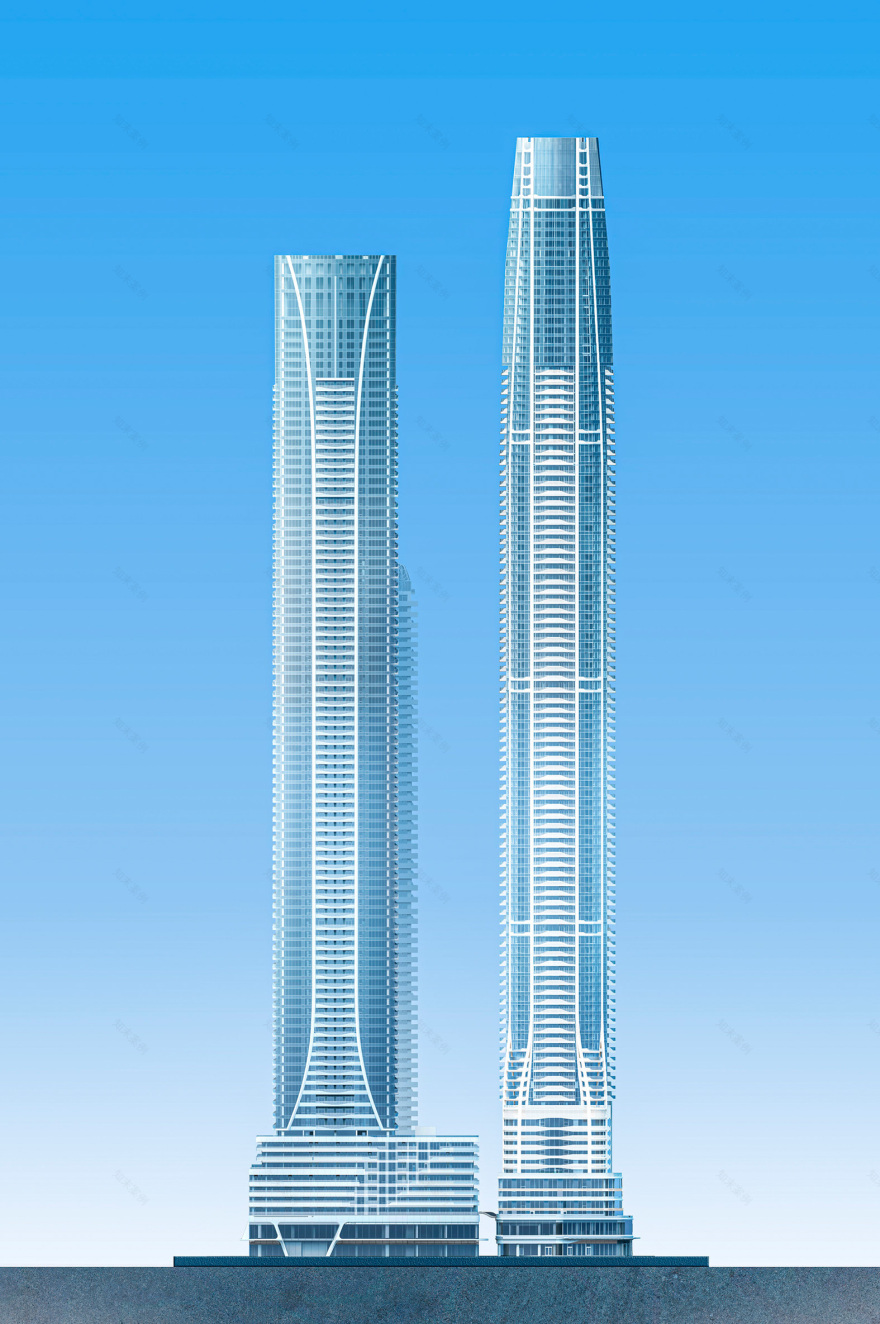 央街一号巅峰大厦(注:该翻译结合常见的建筑命名规律,Yonge一般指央街,Pinnacle有巅峰之意,One表示一号 ,在无更多背景信息下给出此翻译) 丨加拿大多伦多丨Hariri Pontarini Architects-33