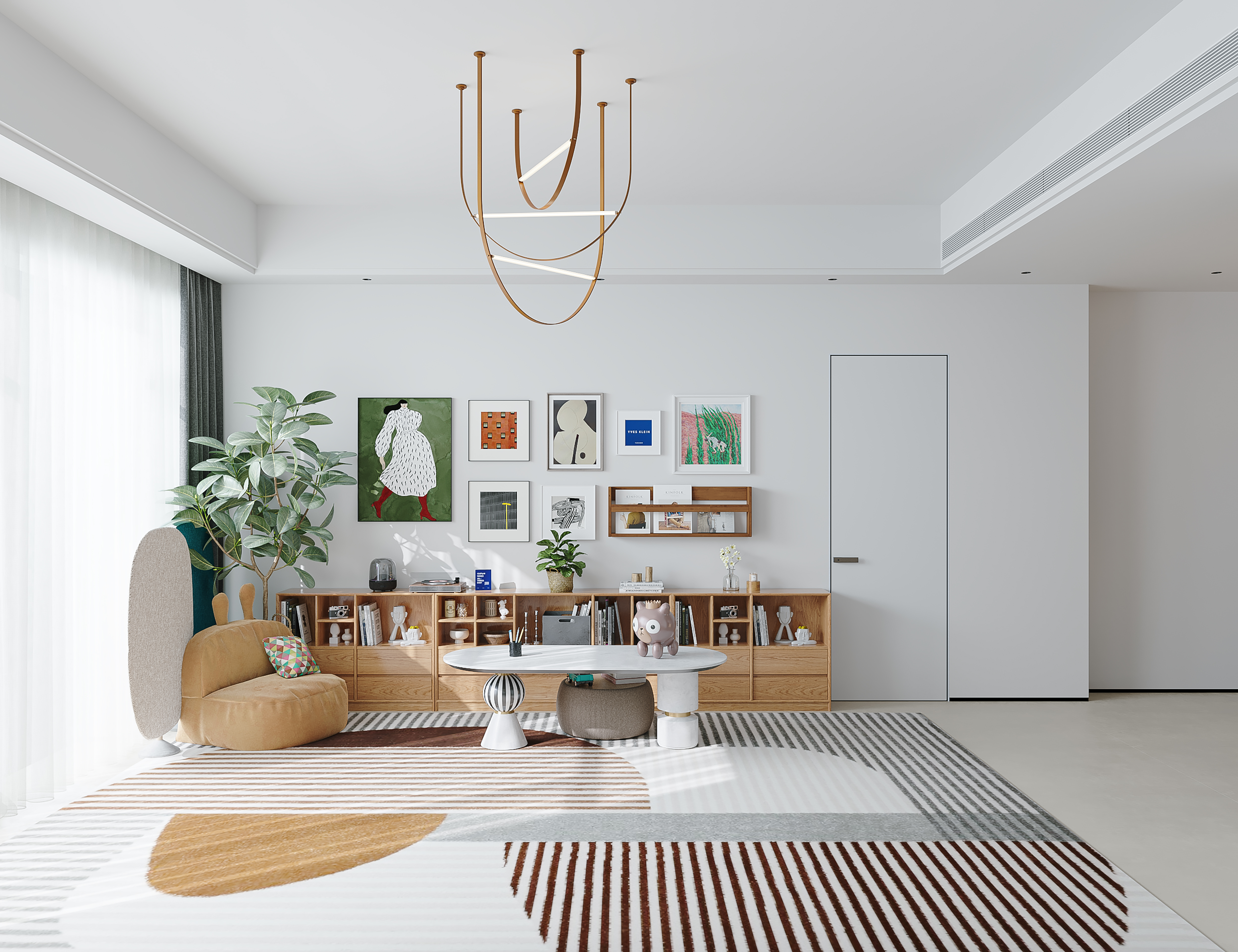 山和院子现代简约别墅-22