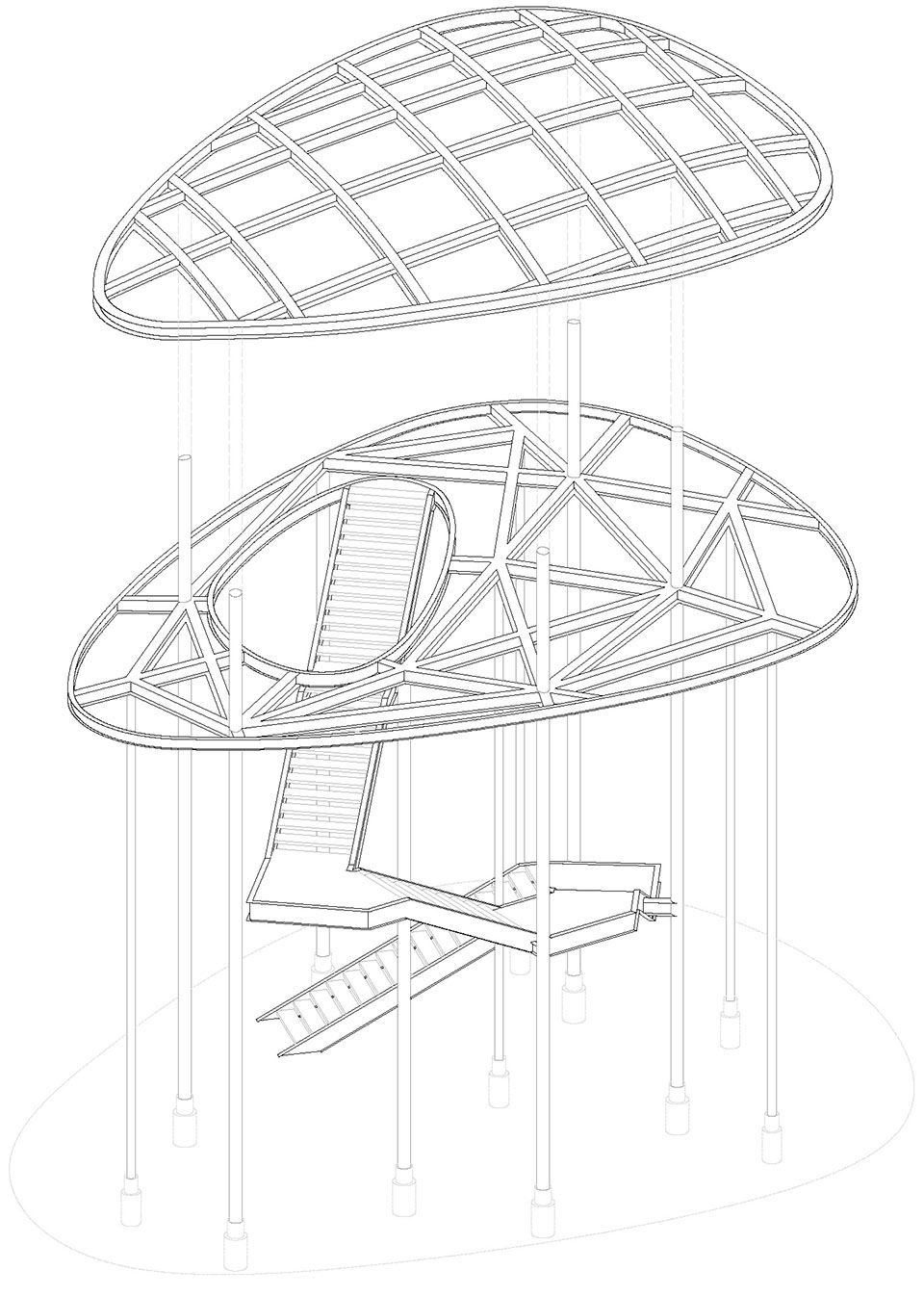 重庆明月湖景观塔丨中国重庆丨gad杰地设计-34