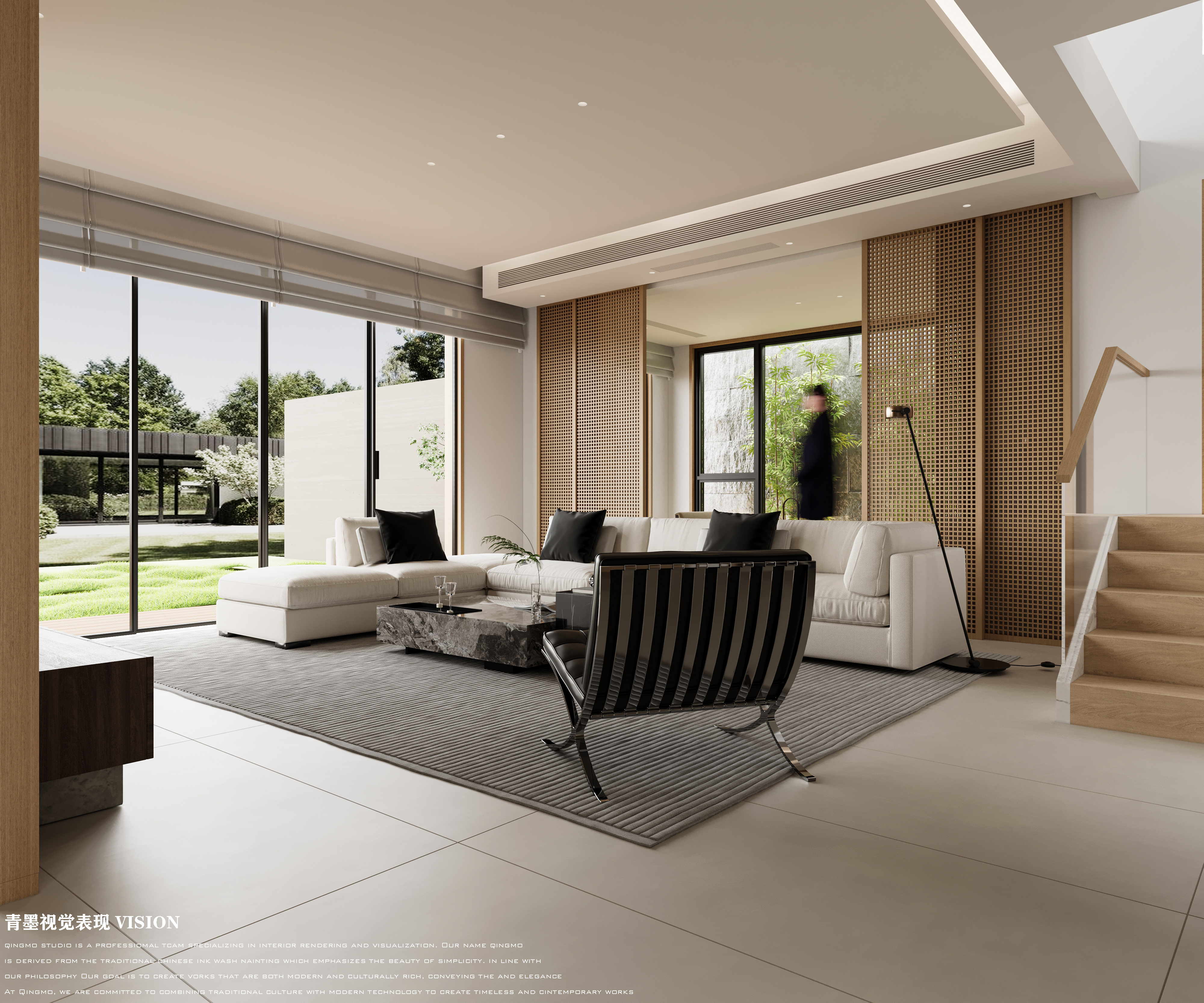 现代别墅效果表现-6