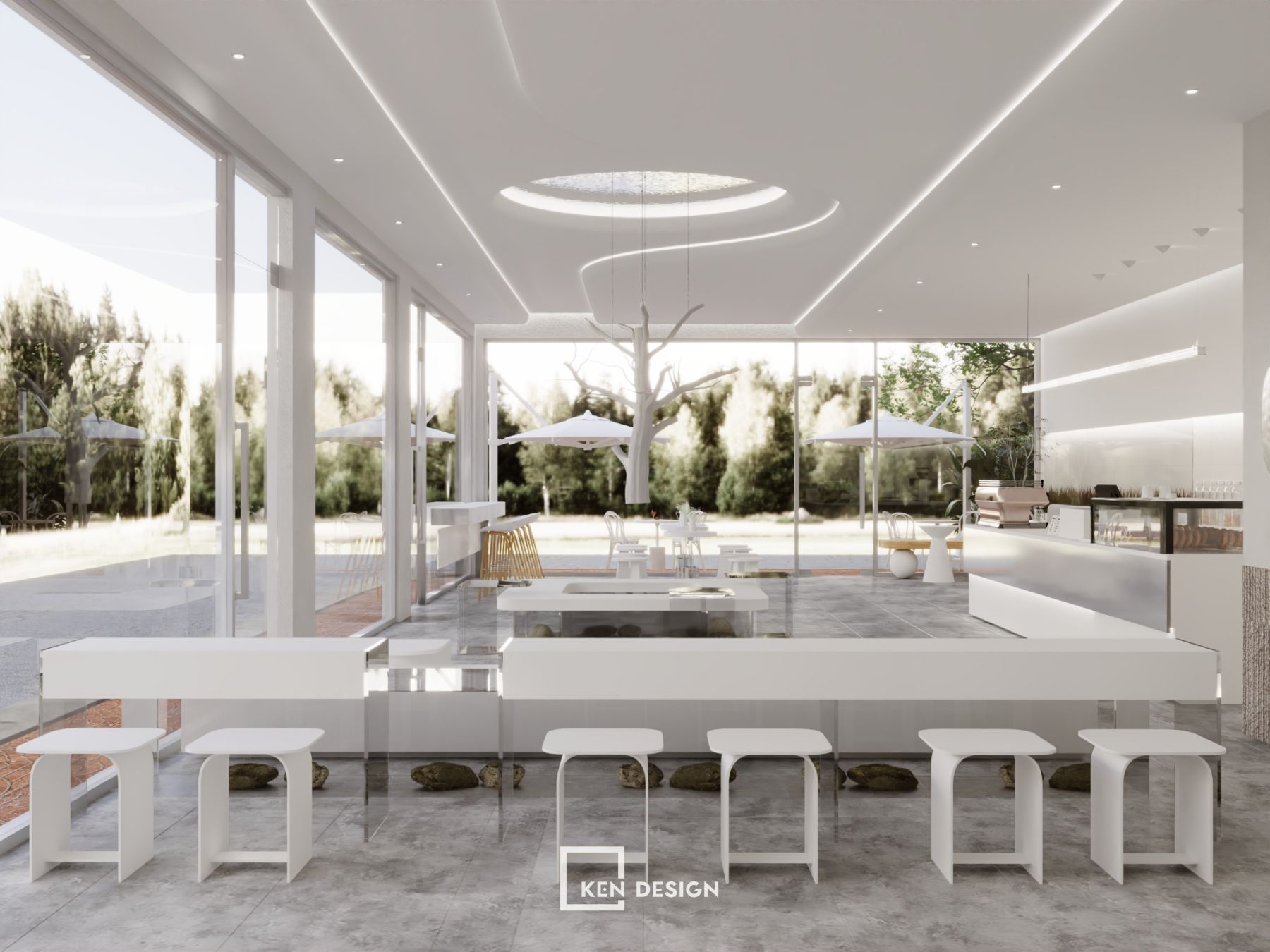 The Sunshine House奶茶店设计丨Ken Design-24