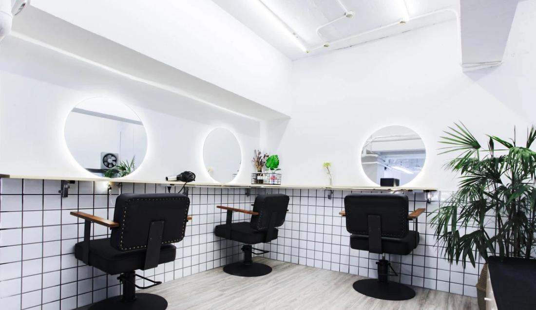 兰-Design | 科技感烫染沙龙,极简美学空间-10