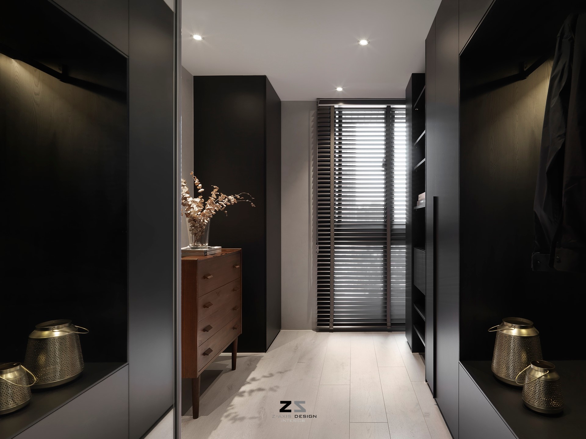 台中郭宅 Z 轴空间设计，旋转电视串联生活空间-31