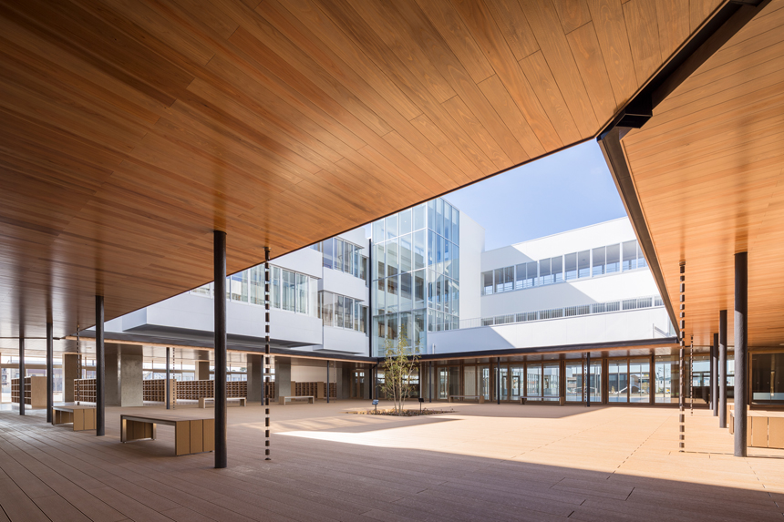 つくば市立学園の森義務教育学校（筑波市学园之森义务教育学校）丨日本茨城丨坂倉建築研究所（坂仓建筑研究所）-6