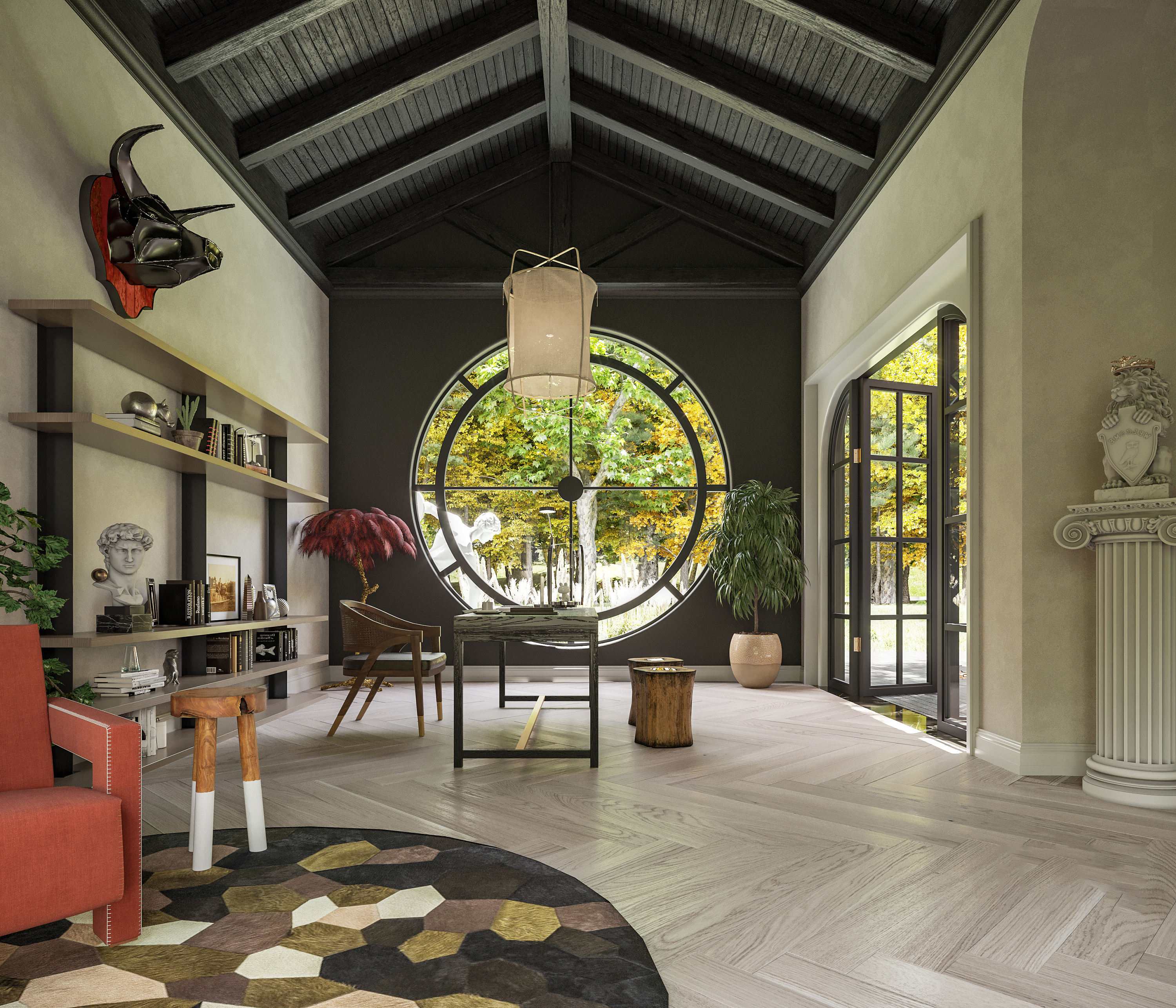 时间之窗——现代法式自建别墅-13