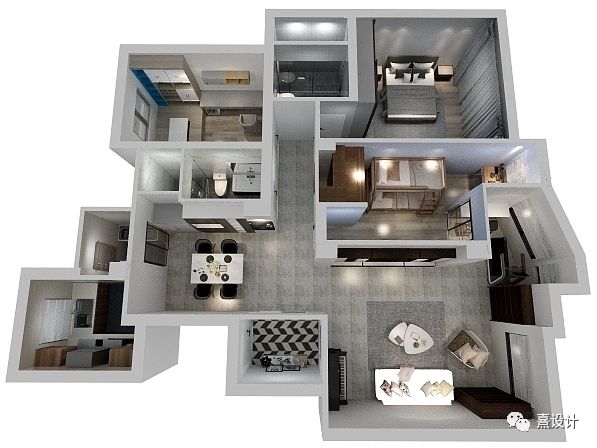 盐系工业雅痞风,95 后小夫妻的梦想之家-9